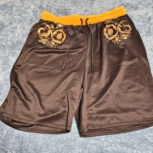 MVP Collection Mens Sz 4X Basketball Shorts Orange Black NWOT